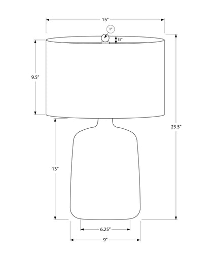 Black Ceramic Table Lamp