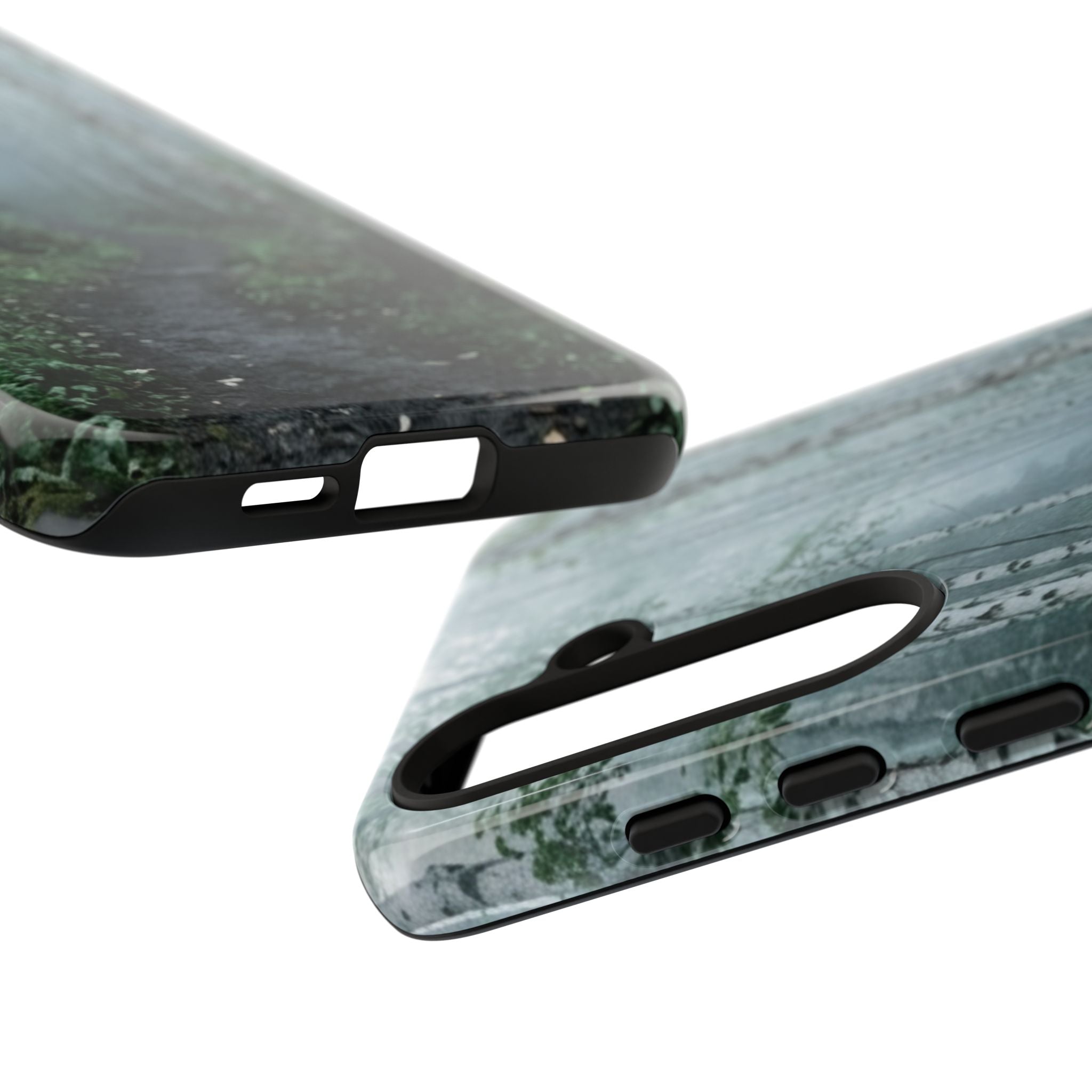 Twilight Birch Tree Path Phone Case