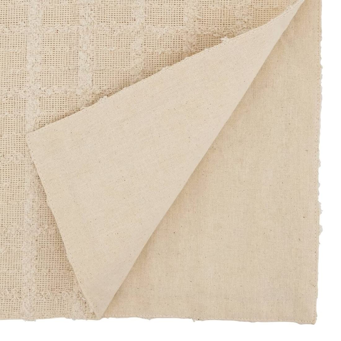 Textured Design Cotton Table Runner 13" W x 72" L