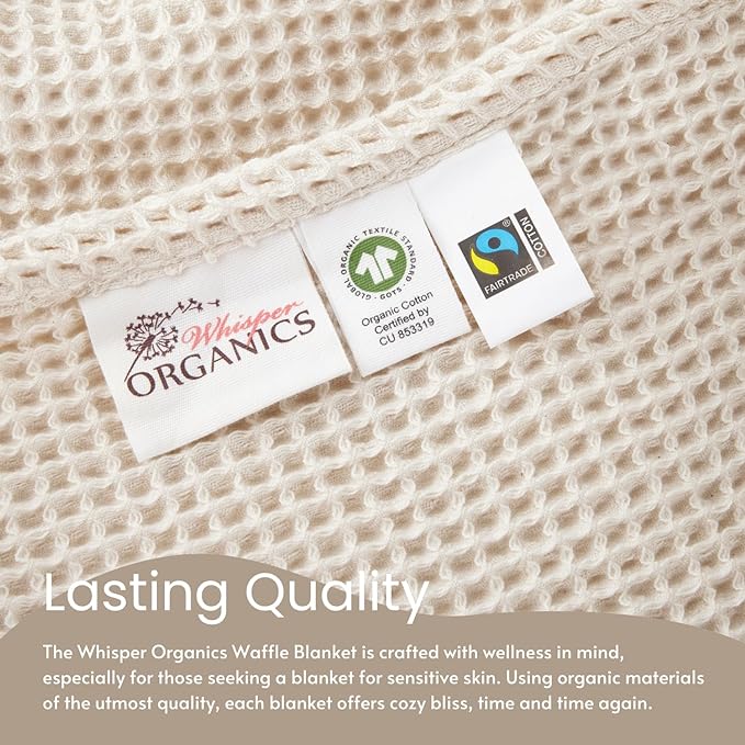 Waffle Knit Blanket blanket/throw with nature-inspired artwork - product view 5