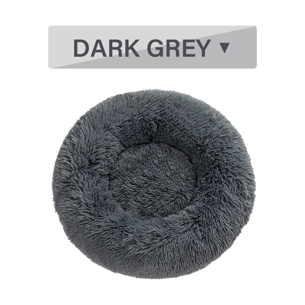 Fluffy Donut Dog Bed uncategorized / needs cleanup with nature-inspired artwork - product view 14
