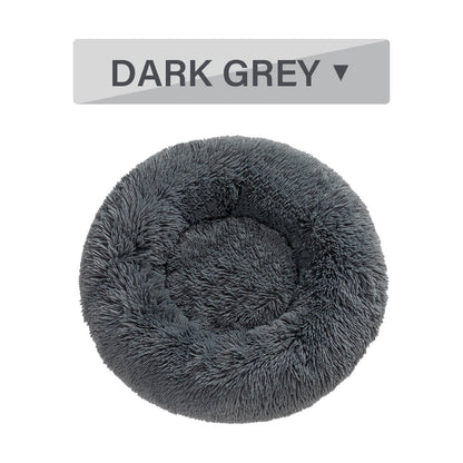 Fluffy Donut Dog Bed uncategorized / needs cleanup with nature-inspired artwork - product view 14