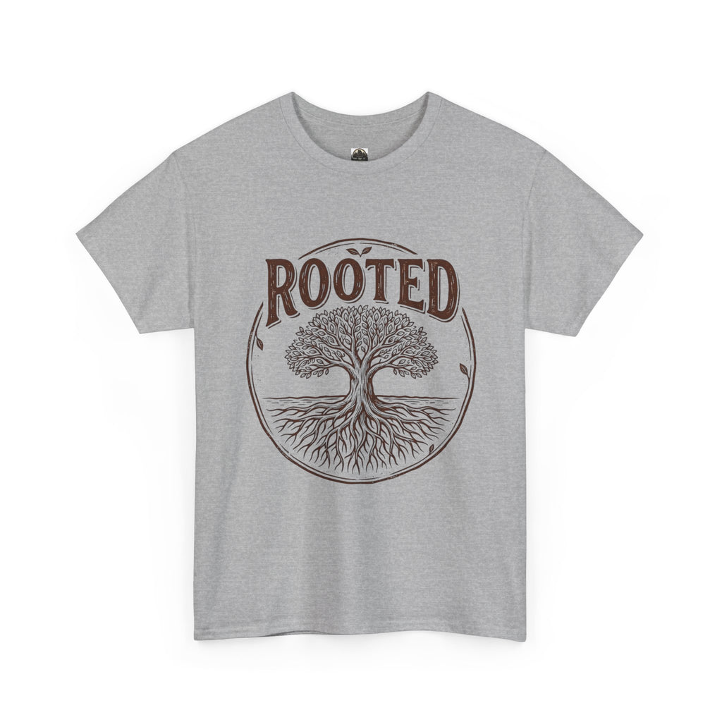 Rooted T t-shirt with nature-inspired artwork - product view 25