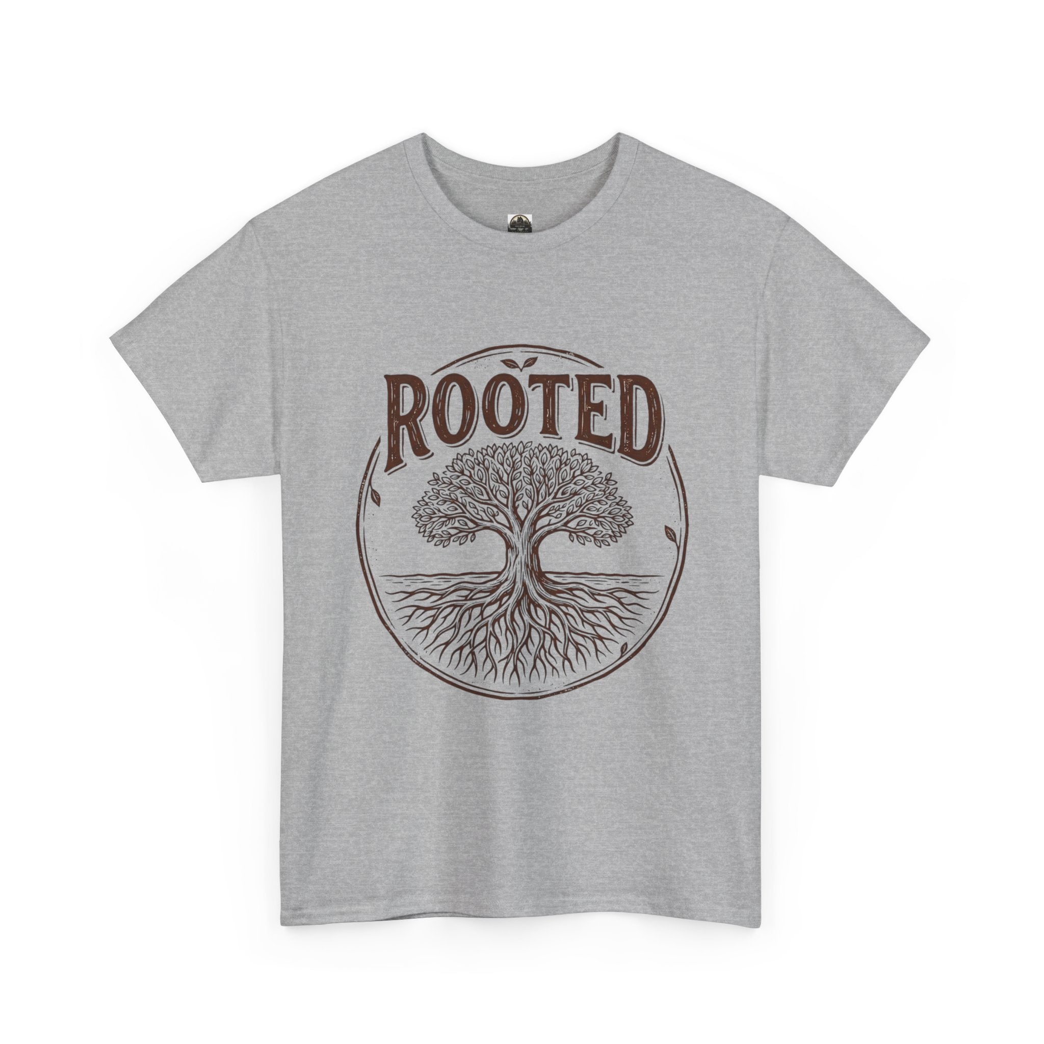 Rooted T t-shirt with nature-inspired artwork - product view 25
