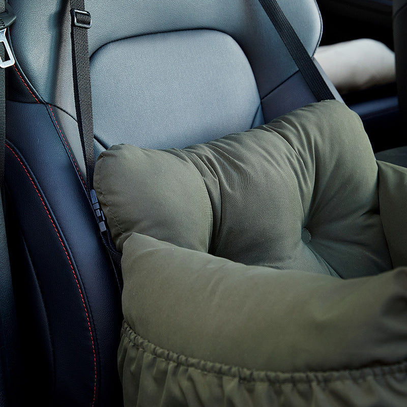 Pet Car Pet Bed Dog Safety Seat Multifunctional Dogs and Cats Pet uncategorized / needs cleanup with nature-inspired artwork - product view 3