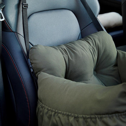 Pet Car Pet Bed Dog Safety Seat Multifunctional Dogs and Cats Pet uncategorized / needs cleanup with nature-inspired artwork - product view 3