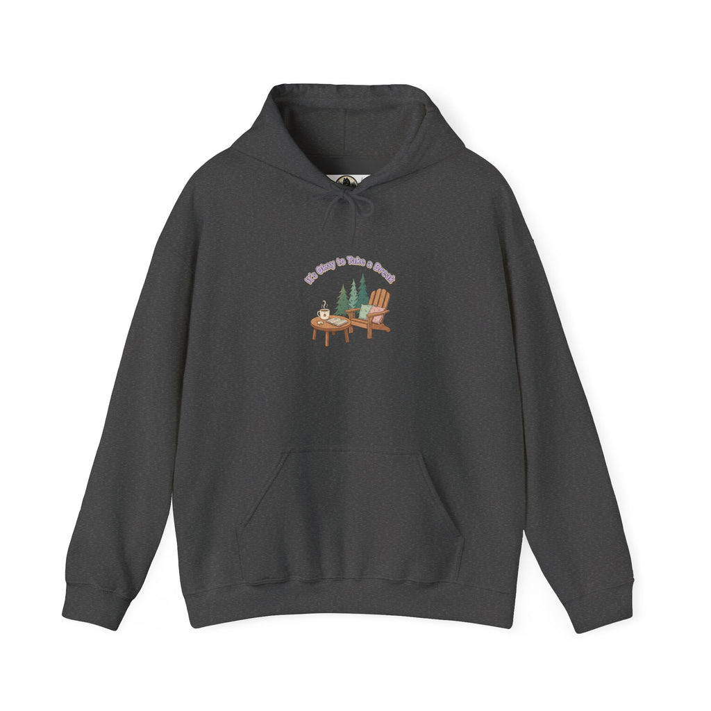 Mental Health Awareness Hoodie hoodie with nature-inspired artwork - product view 13