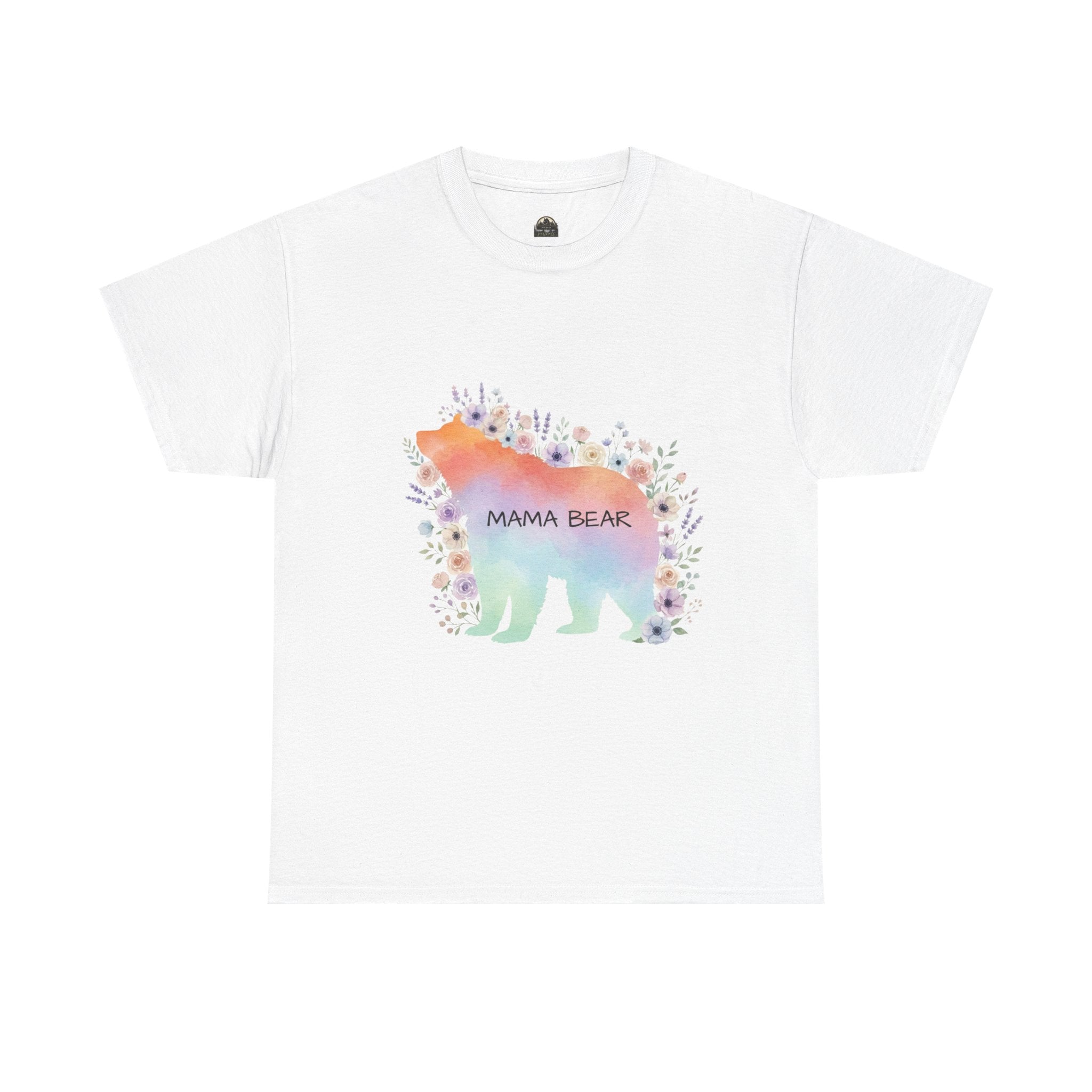 Mama Bear Pastel T t-shirt with nature-inspired artwork - product view 13