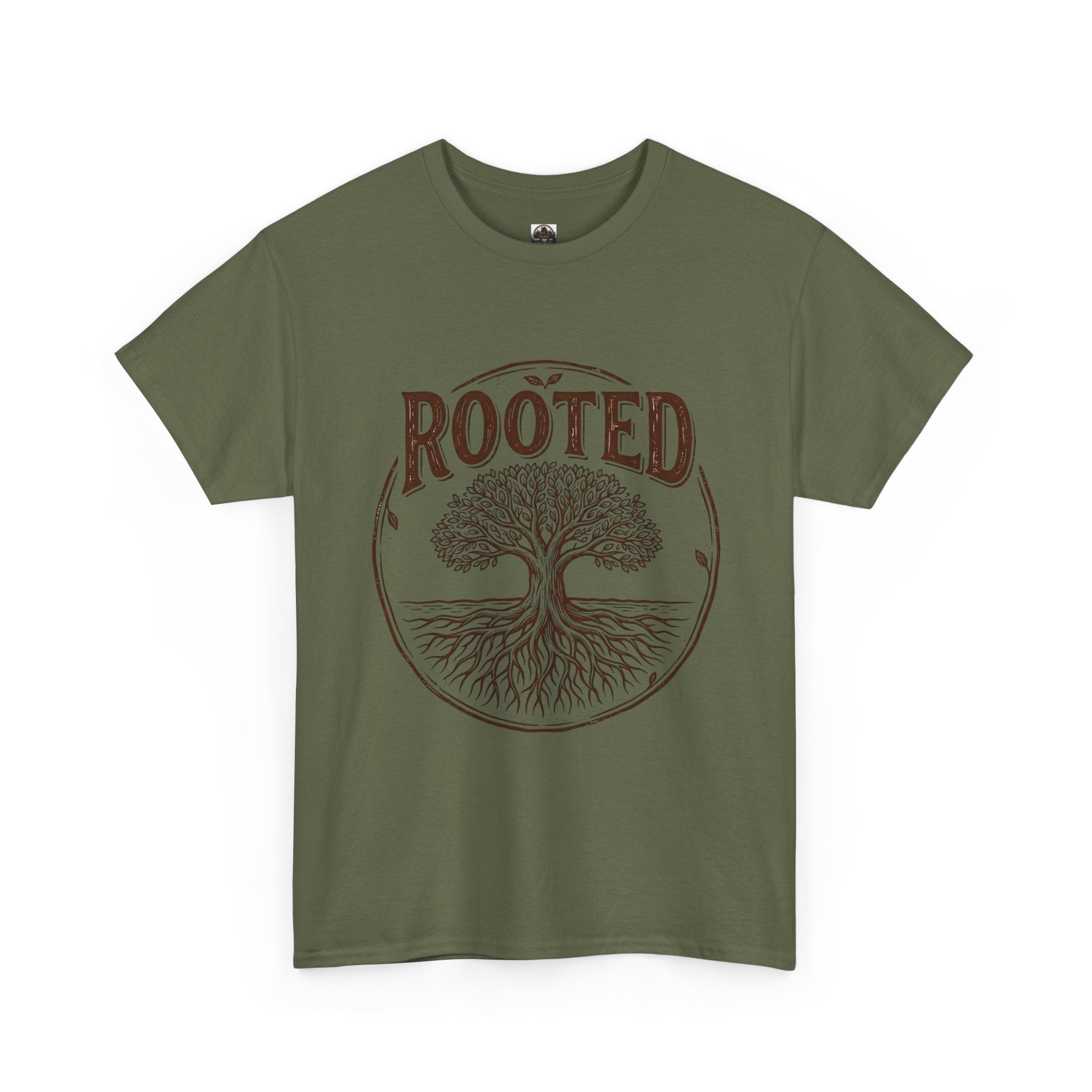 Rooted T t-shirt with nature-inspired artwork - product view 34