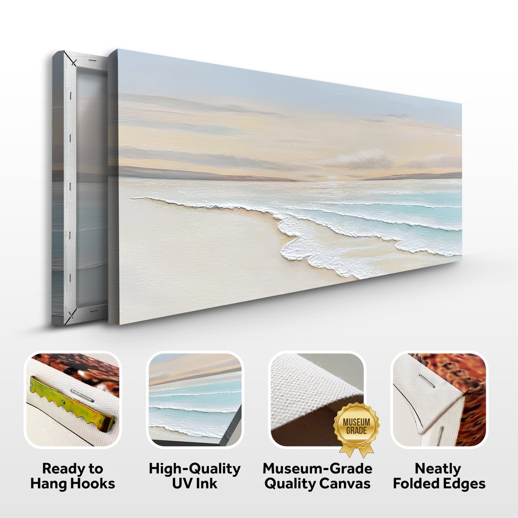 Serene Ocean Wave Coastal Iv wall art with nature-inspired artwork - product view 8