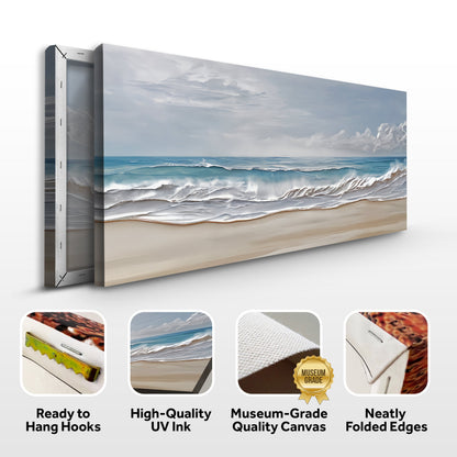 Serene Ocean Wave Coastal Vii wall art with nature-inspired artwork - product view 8