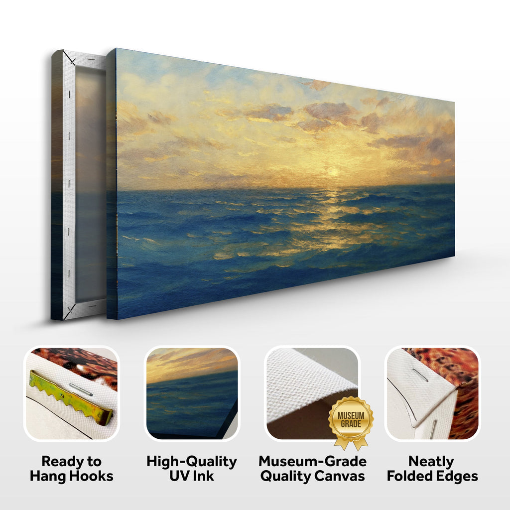 Waterscape Abstract Vii wall art with nature-inspired artwork - product view 8