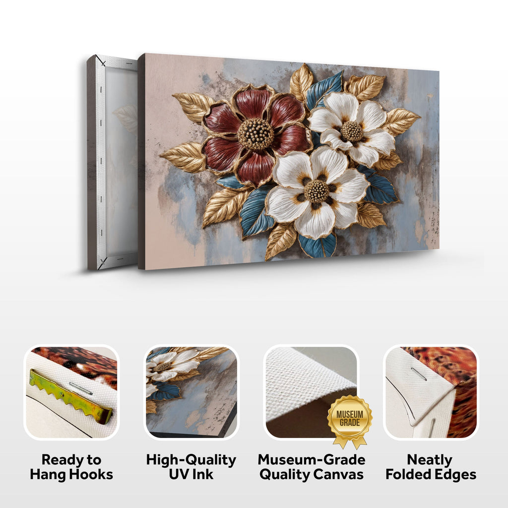 Floral Symphony Ii wall art with nature-inspired artwork - product view 8