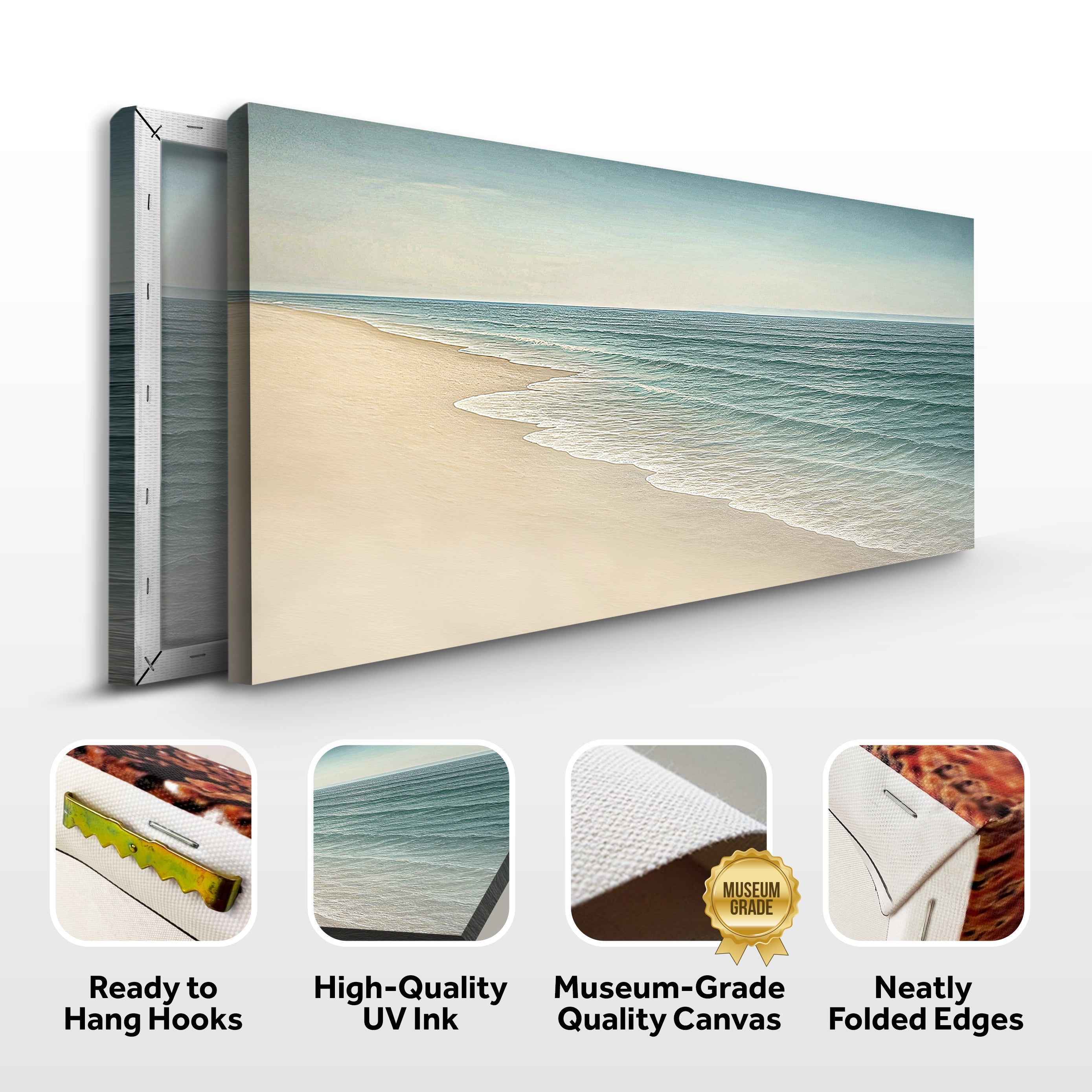 Beachside Bliss Coastal wall art with nature-inspired artwork - product view 8