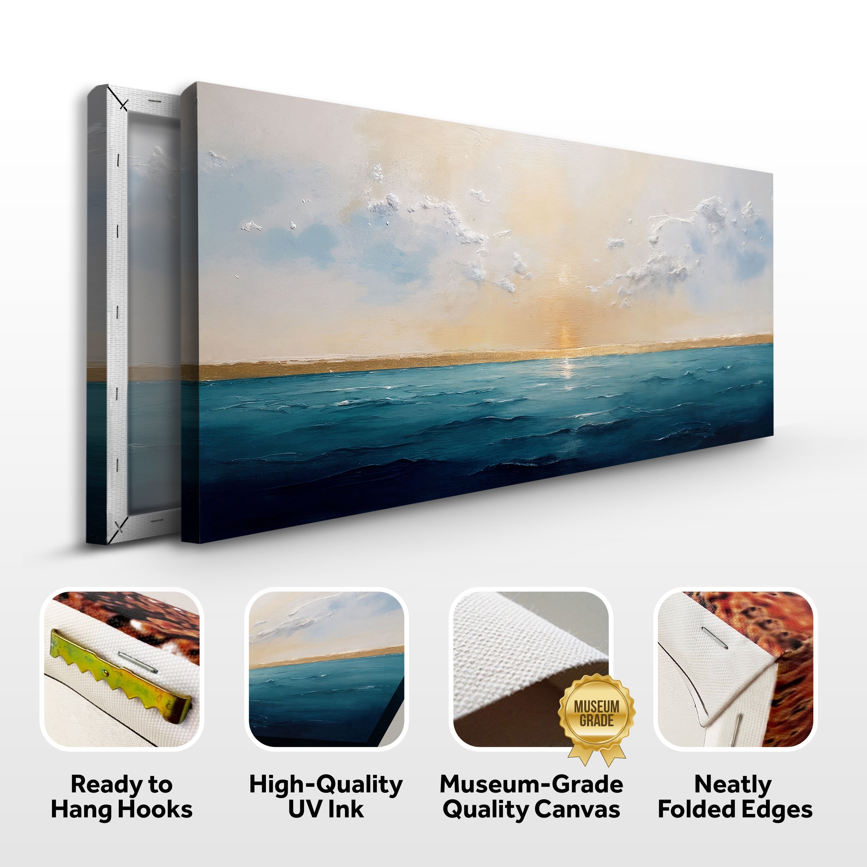 Waterscape Abstract Vi wall art with nature-inspired artwork - product view 8