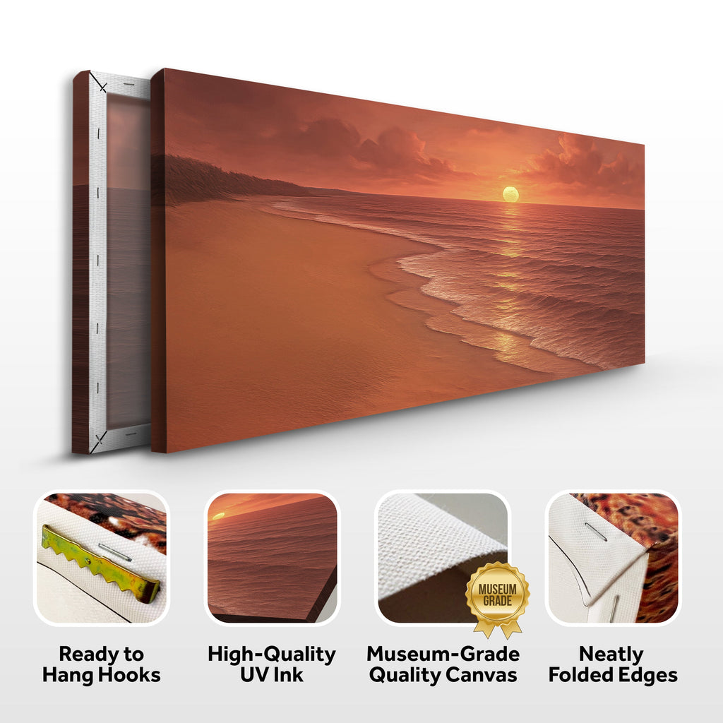 Beach Shoreline Coastal Vii wall art with nature-inspired artwork - product view 8