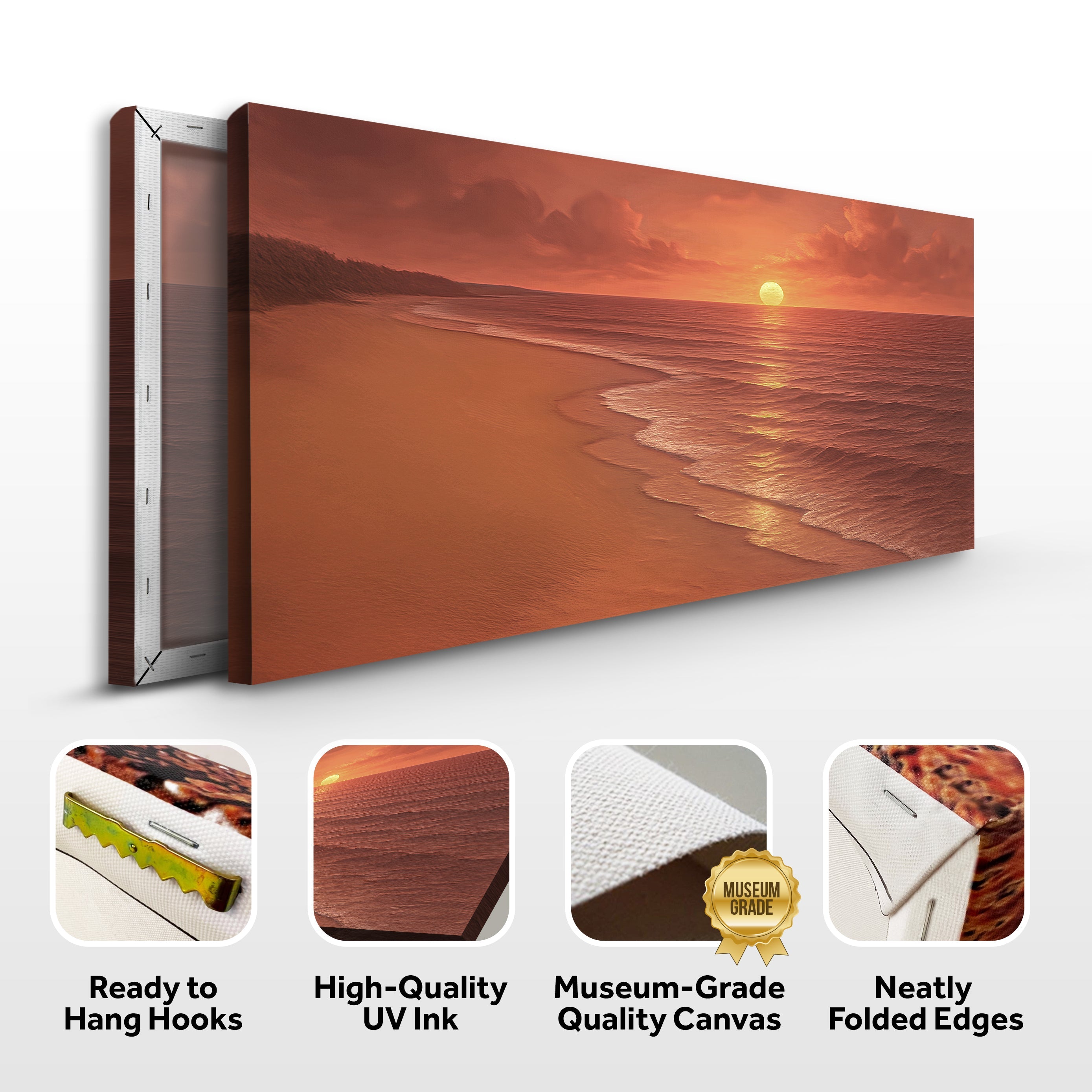 Beach Shoreline Coastal Vii wall art with nature-inspired artwork - product view 8