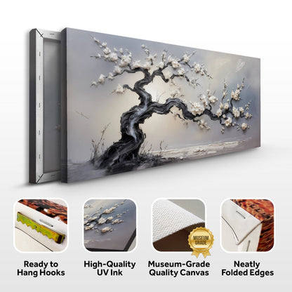 White Blossom wall art with nature-inspired artwork - product view 8