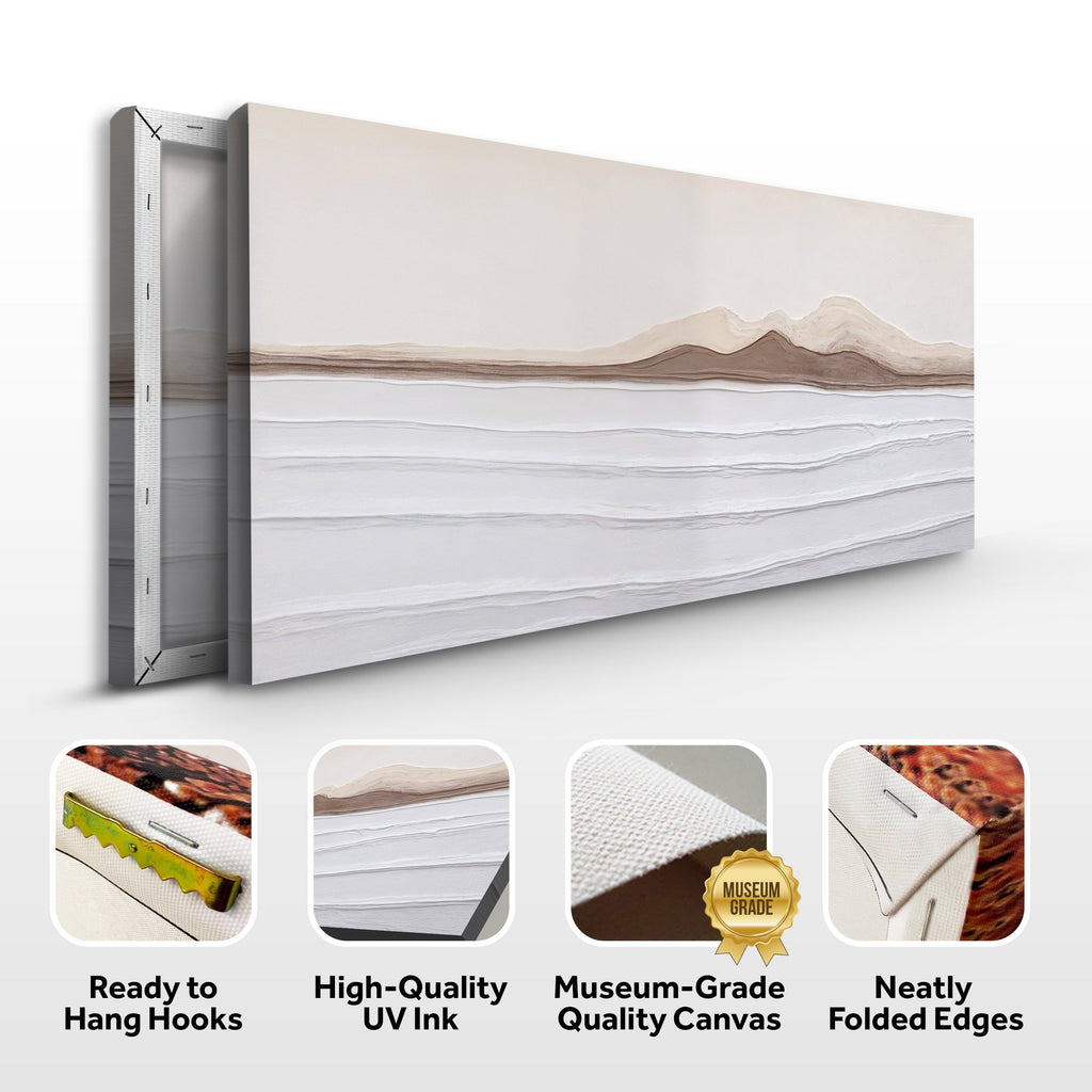 Earth Tone Abstract wall art with nature-inspired artwork - product view 8