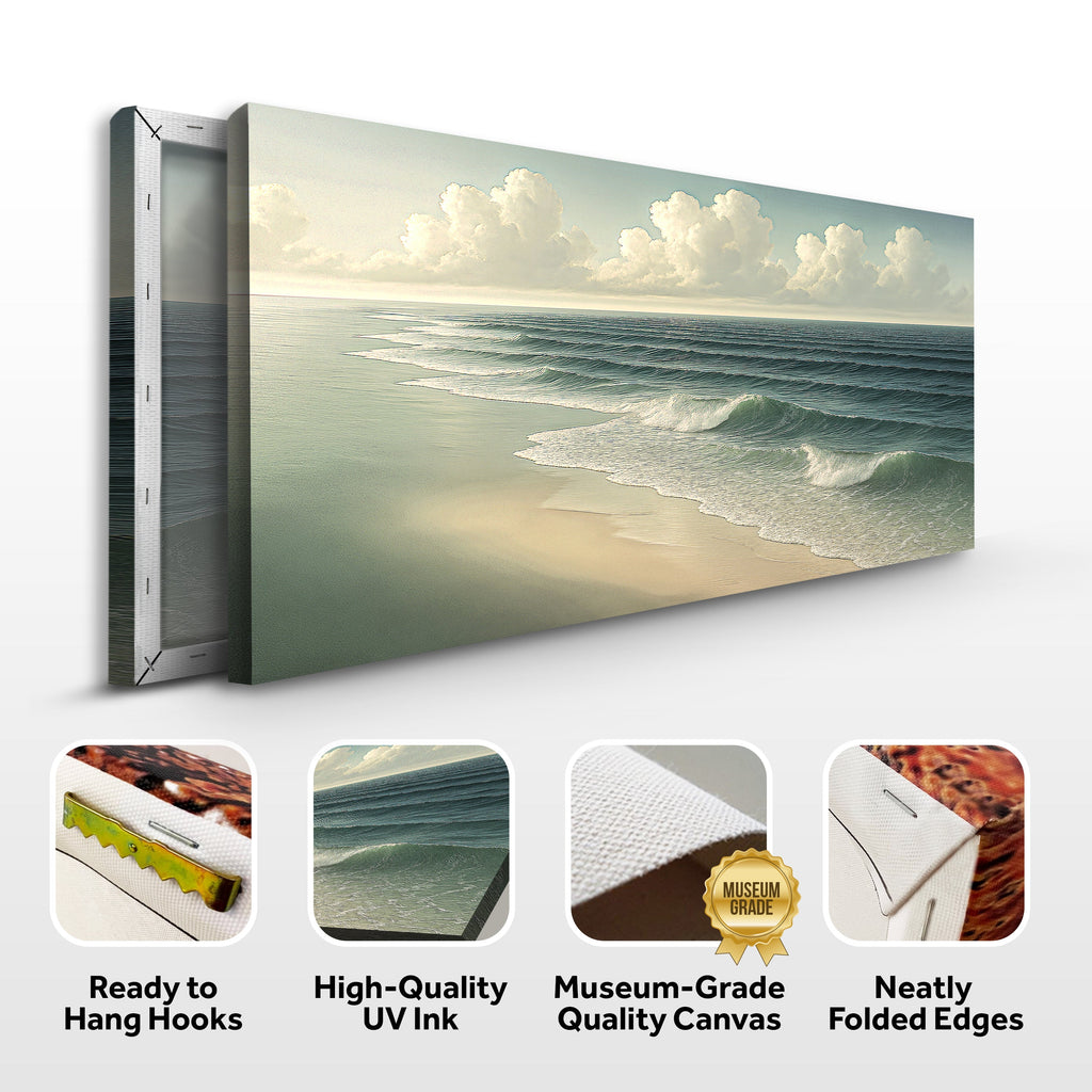 Beach Shoreline Coastal Vi wall art with nature-inspired artwork - product view 8