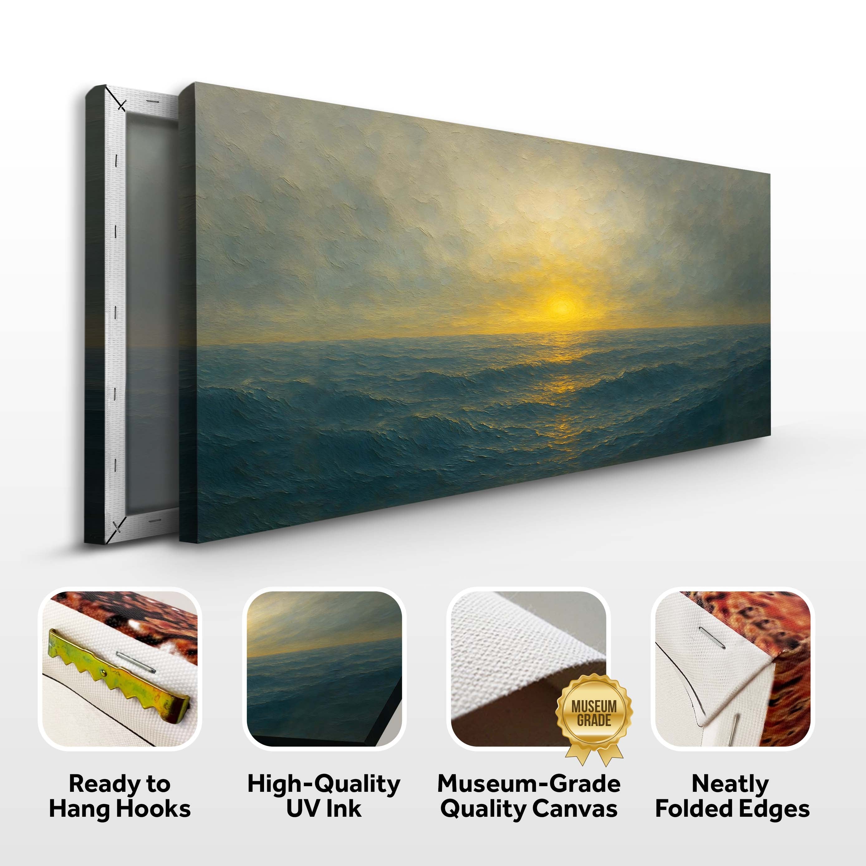 Waterscape Abstract Iv wall art with nature-inspired artwork - product view 8