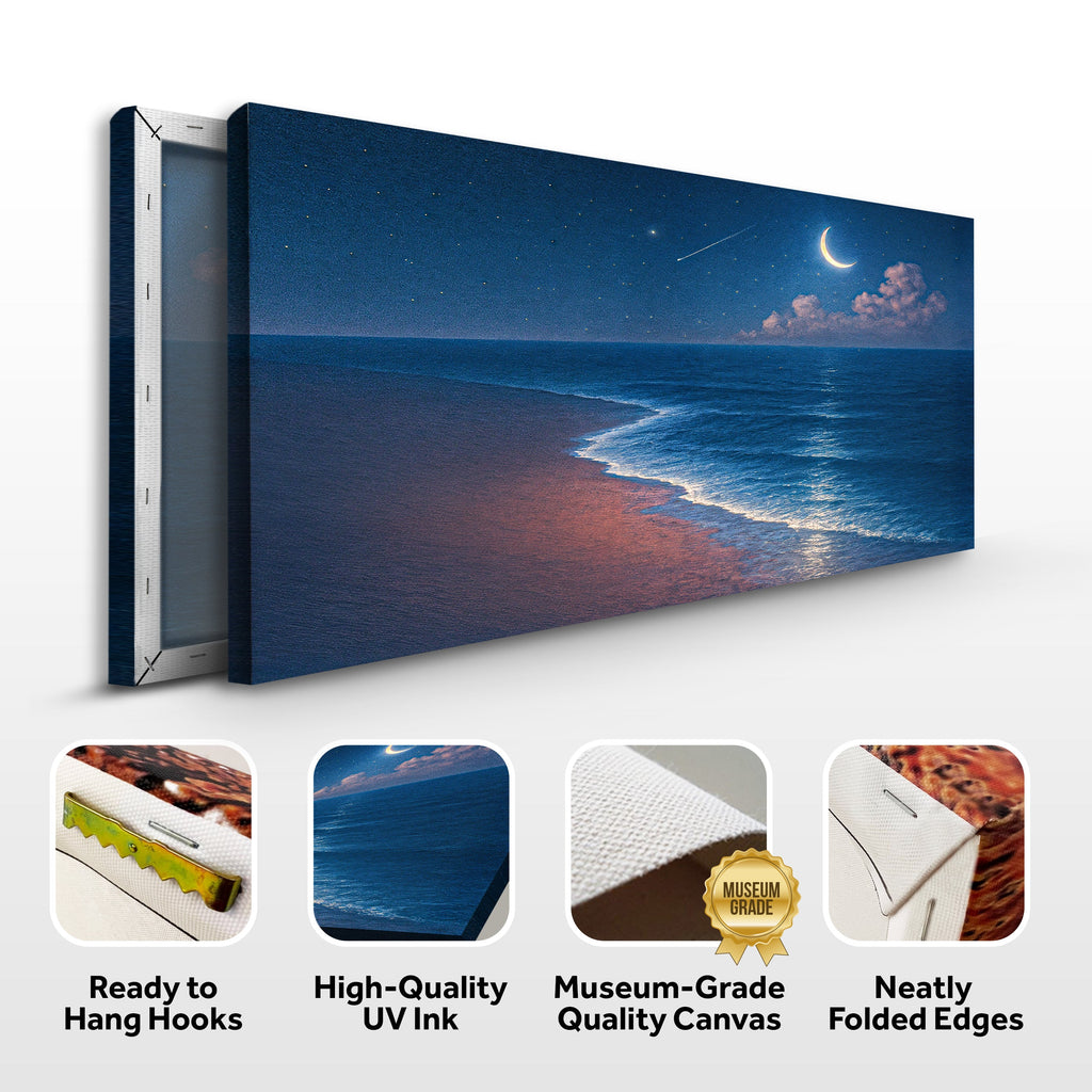 Beach Shoreline Coastal V wall art with nature-inspired artwork - product view 8