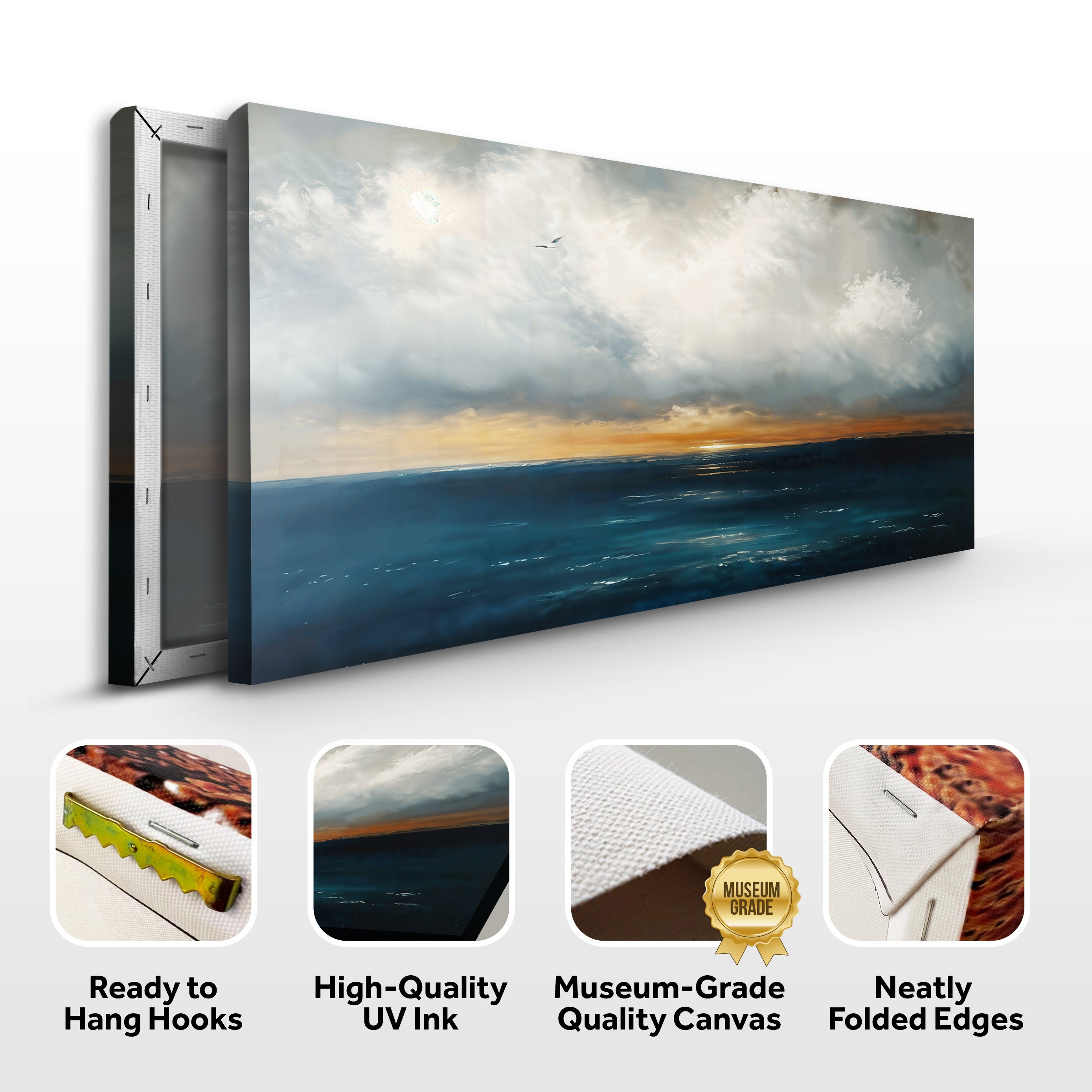 Waterscape Abstract Iii wall art with nature-inspired artwork - product view 8