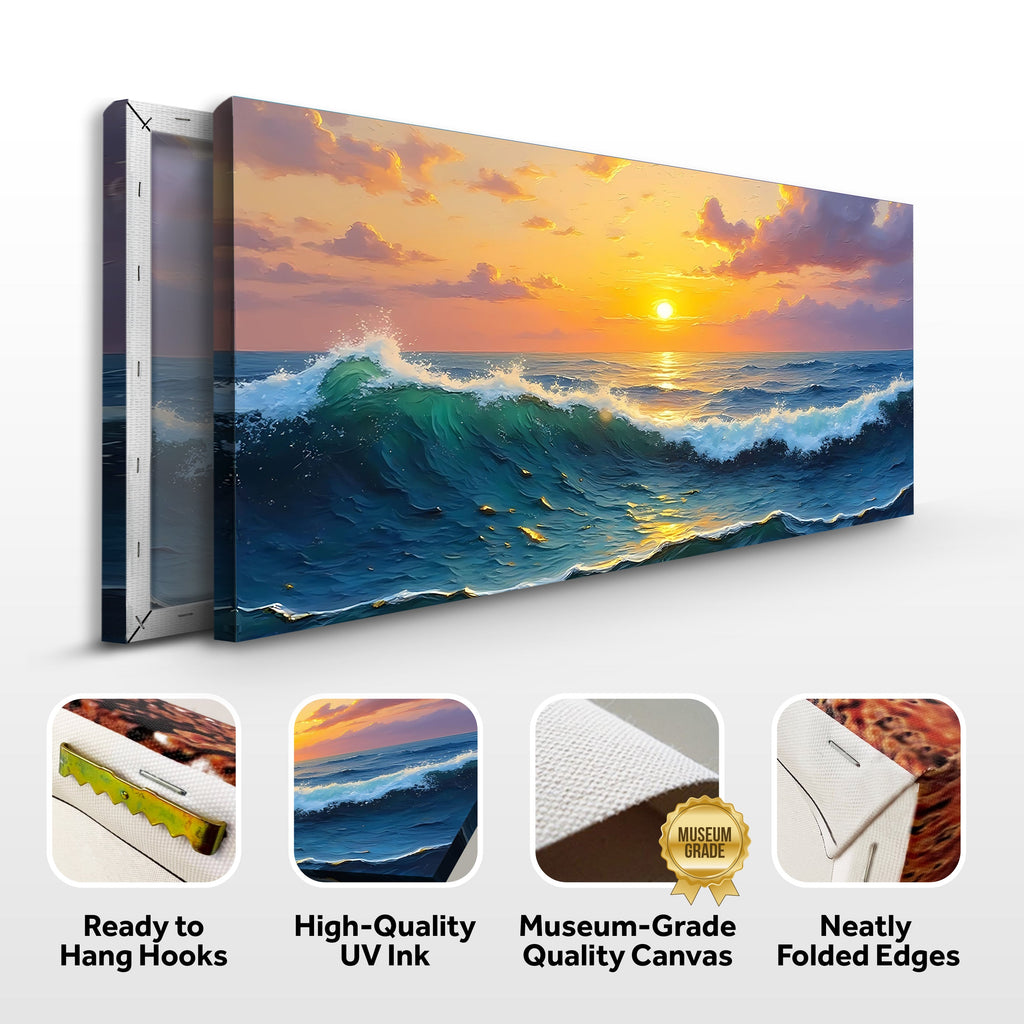 Waterscape Abstract Xii wall art with nature-inspired artwork - product view 8