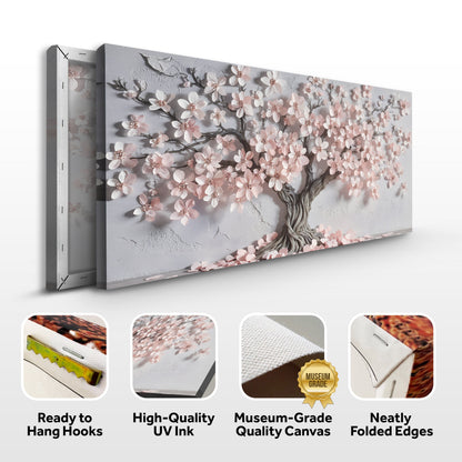 Pastel Blossom Awakening wall art with nature-inspired artwork - product view 8