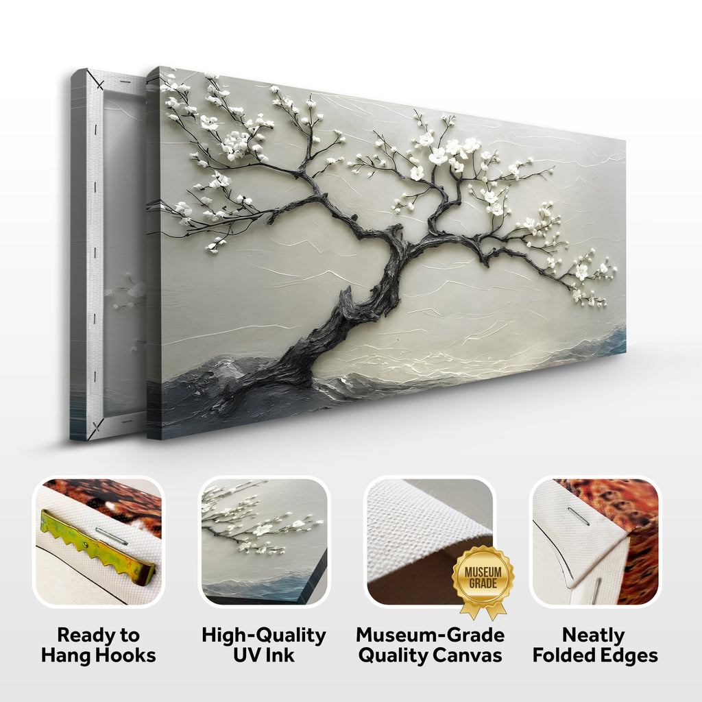 Silent Blossom wall art with nature-inspired artwork - product view 8