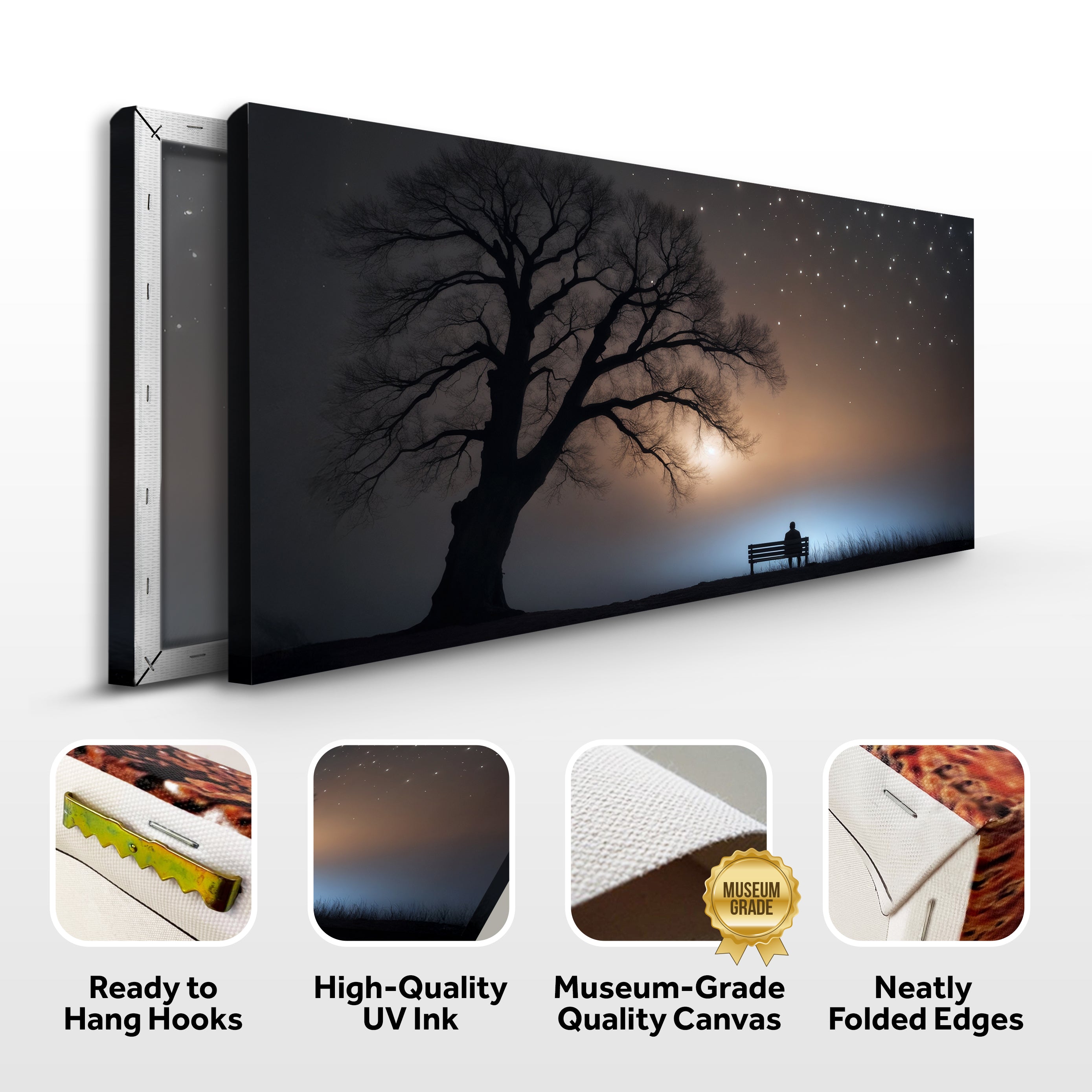 Modern Nature Scenery wall art with nature-inspired artwork - product view 8