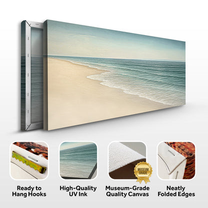 Beach Shoreline Coastal Ii wall art with nature-inspired artwork - product view 8