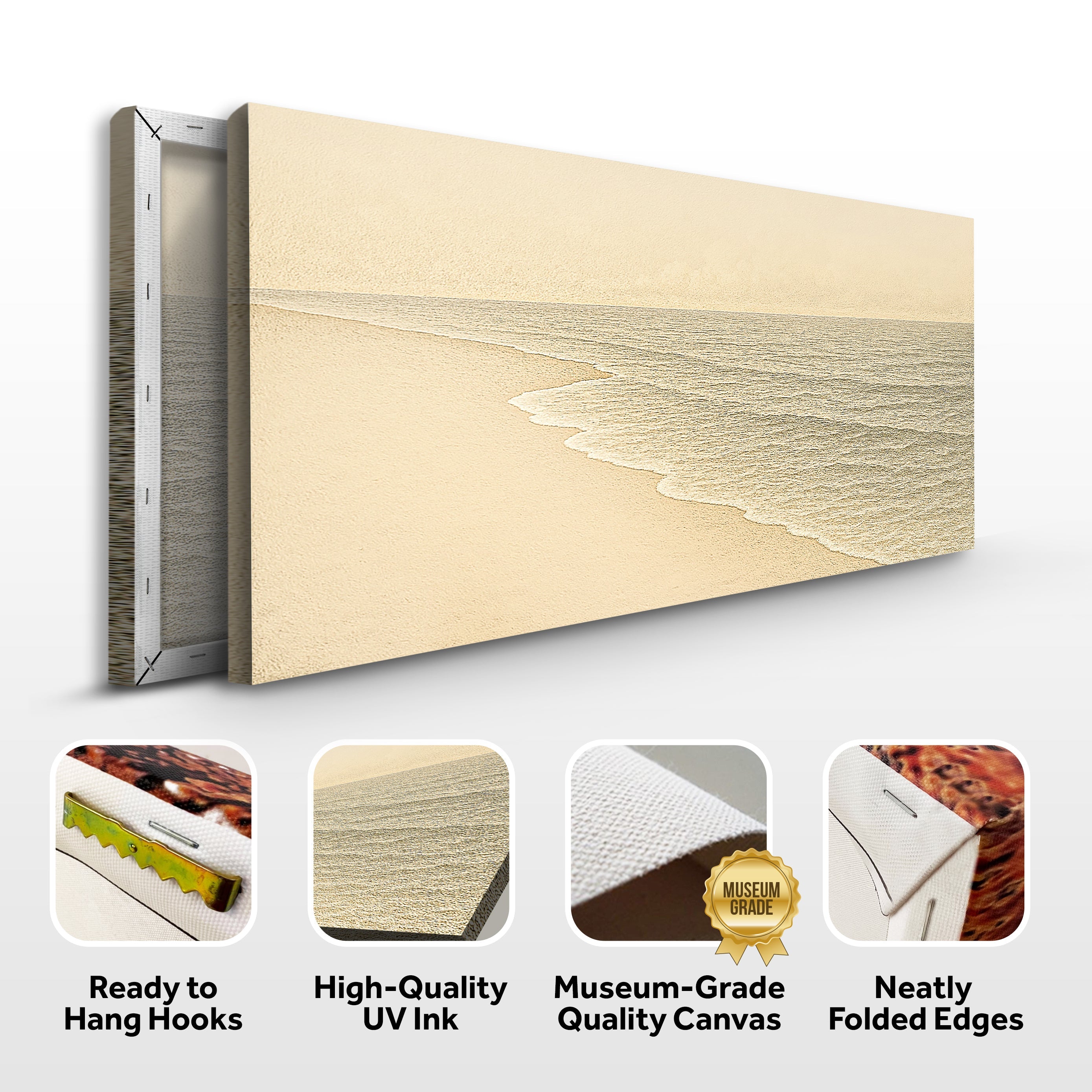 Beach Shoreline Coastal Iii wall art with nature-inspired artwork - product view 8