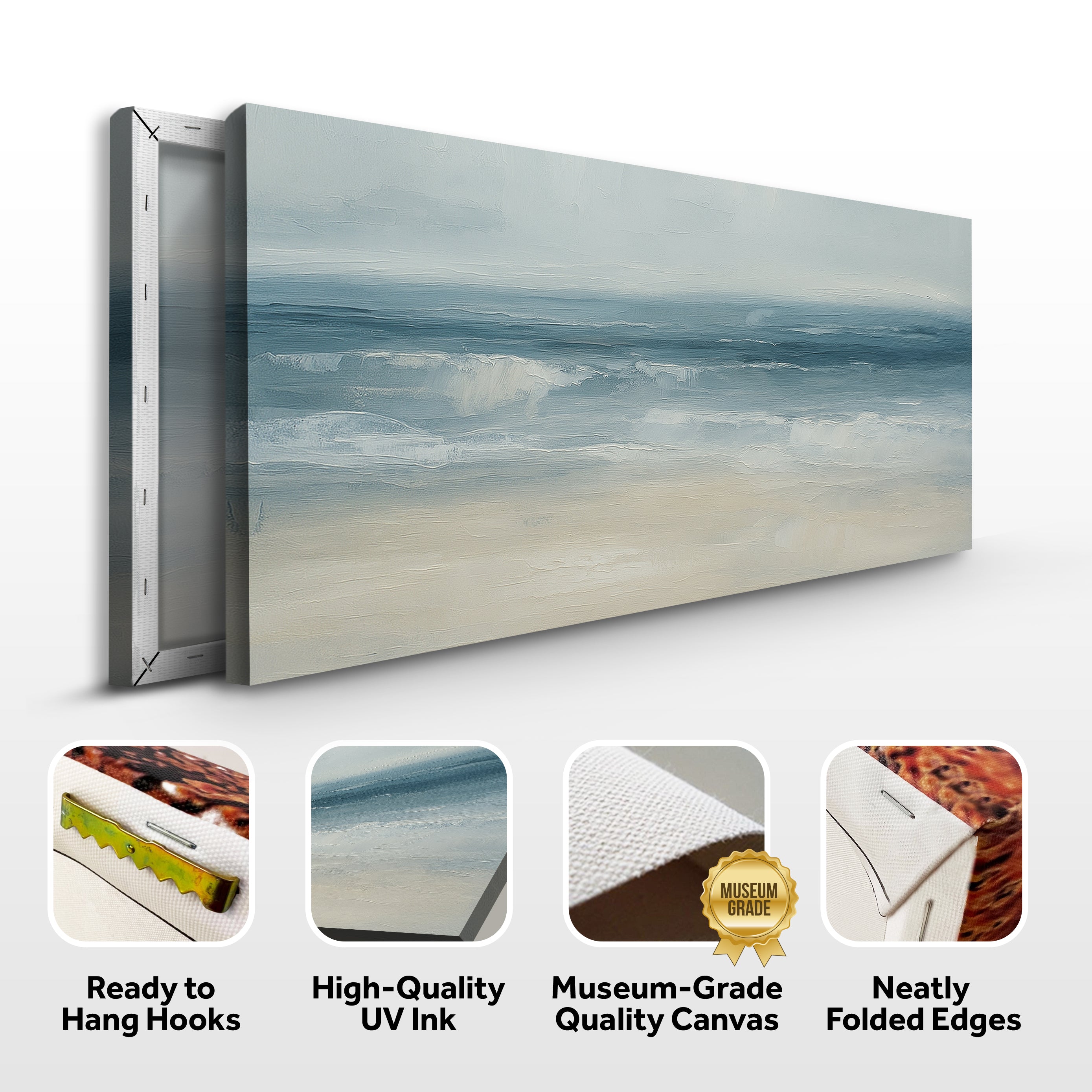 Waterscape Abstract Ix wall art with nature-inspired artwork - product view 8