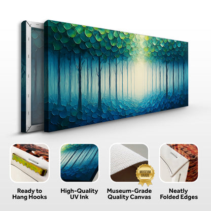 Forest Whispers Impasto wall art with nature-inspired artwork - product view 8