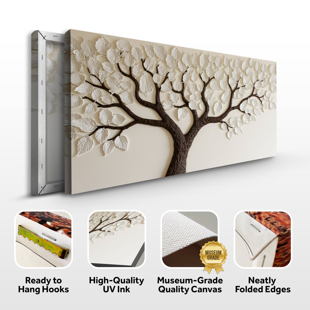 Ivory Canopy Tree wall art with nature-inspired artwork - product view 8