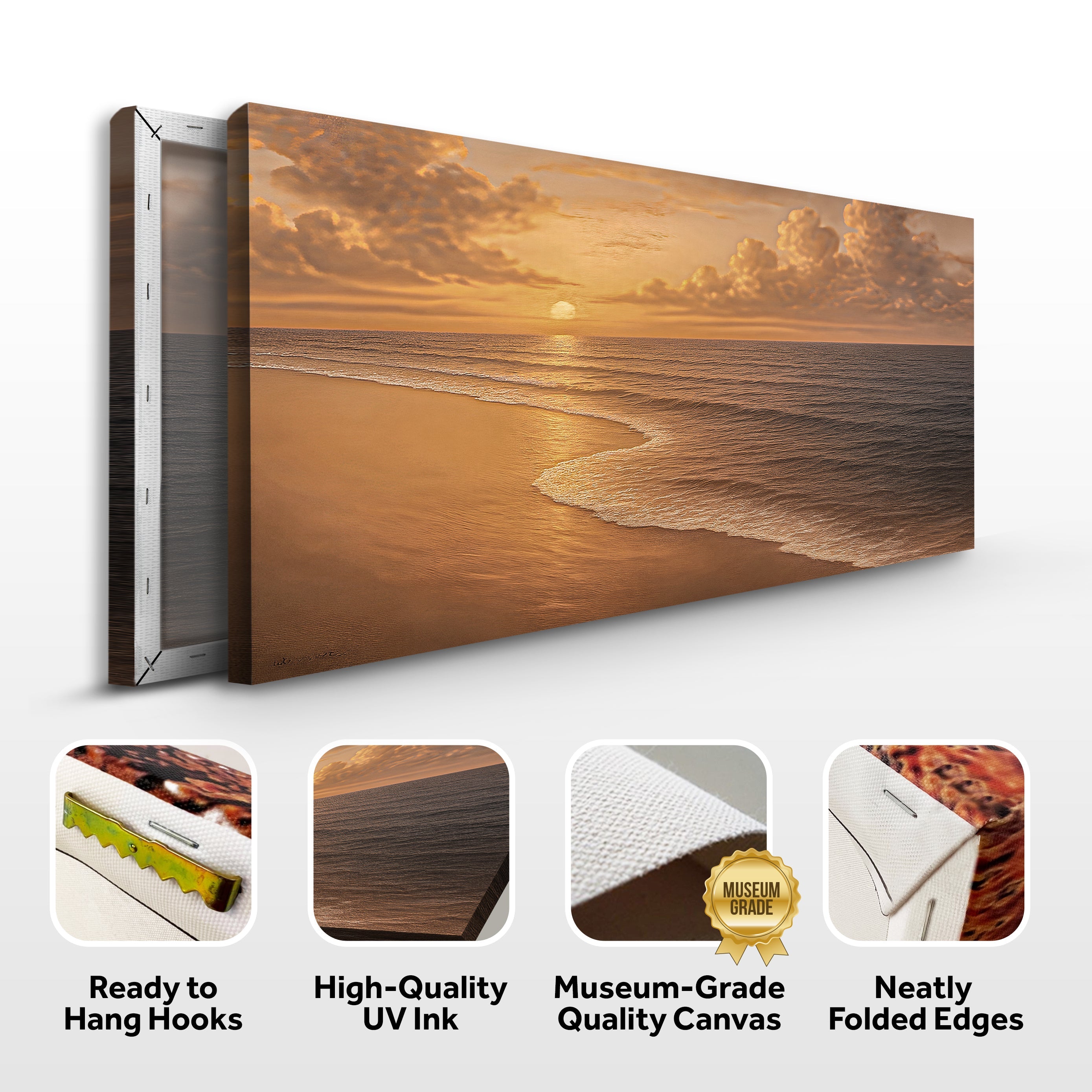 Beach Shoreline Coastal Viii wall art with nature-inspired artwork - product view 8