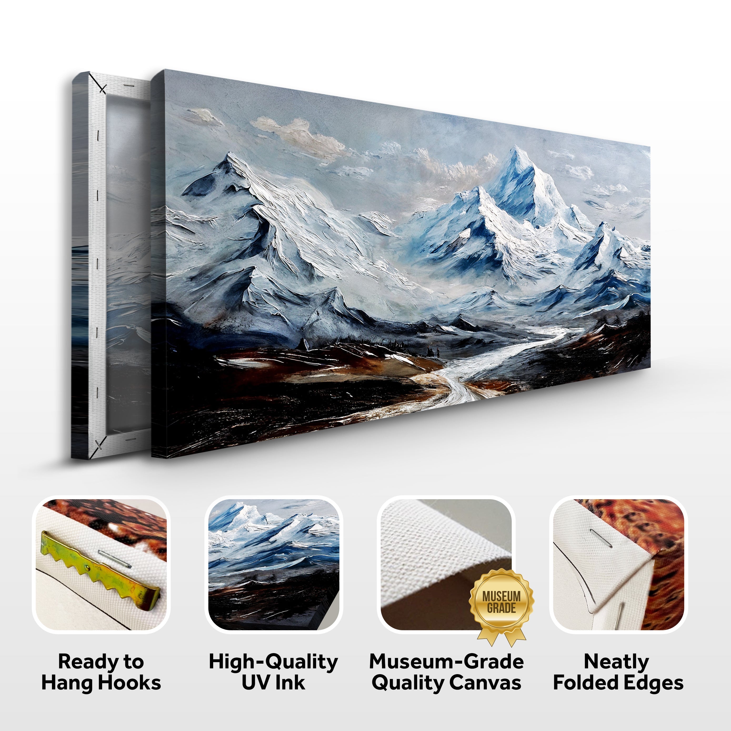 Mountain Minimalist Ii wall art with nature-inspired artwork - product view 8
