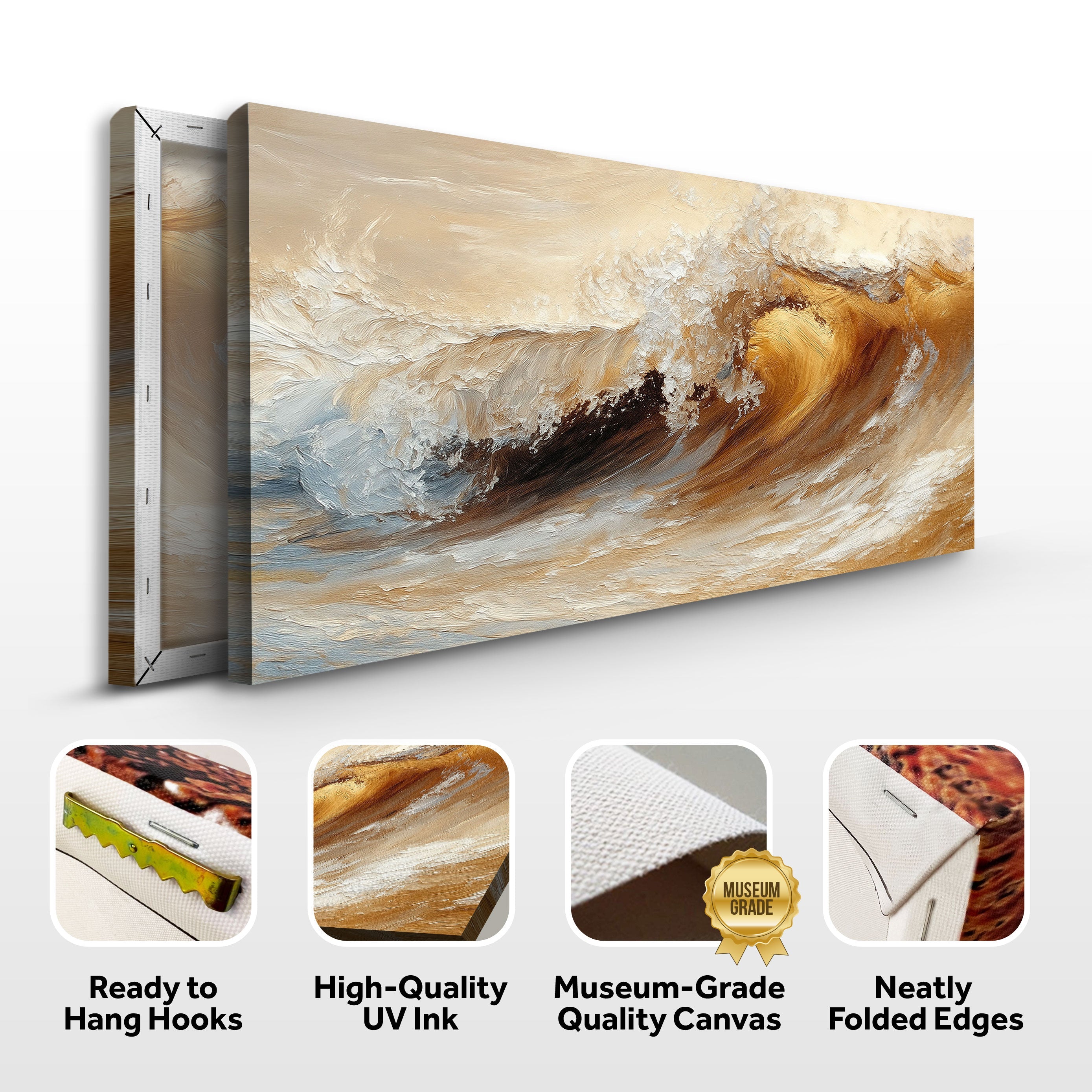 Ocean Wave Seascape Iii wall art with nature-inspired artwork - product view 8