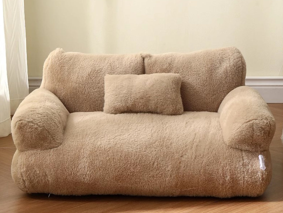 Luxury Cat Bed Sofa Winter Warm Cat Nest Pet Bed for Small Medium uncategorized / needs cleanup with nature-inspired artwork - product view 7