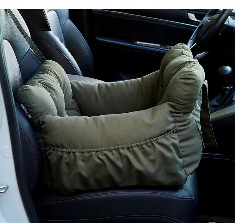 Pet Car Pet Bed Dog Safety Seat Multifunctional Dogs and Cats Pet uncategorized / needs cleanup with nature-inspired artwork - product view 5