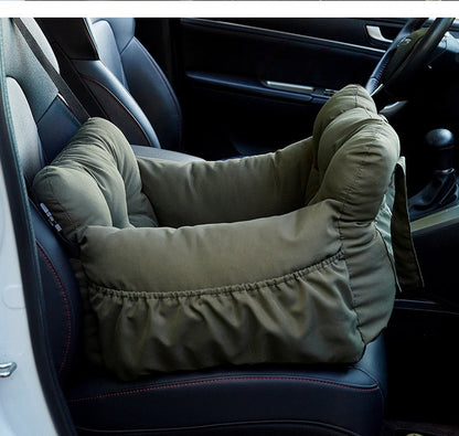 Pet Car Pet Bed Dog Safety Seat Multifunctional Dogs and Cats Pet uncategorized / needs cleanup with nature-inspired artwork - product view 5