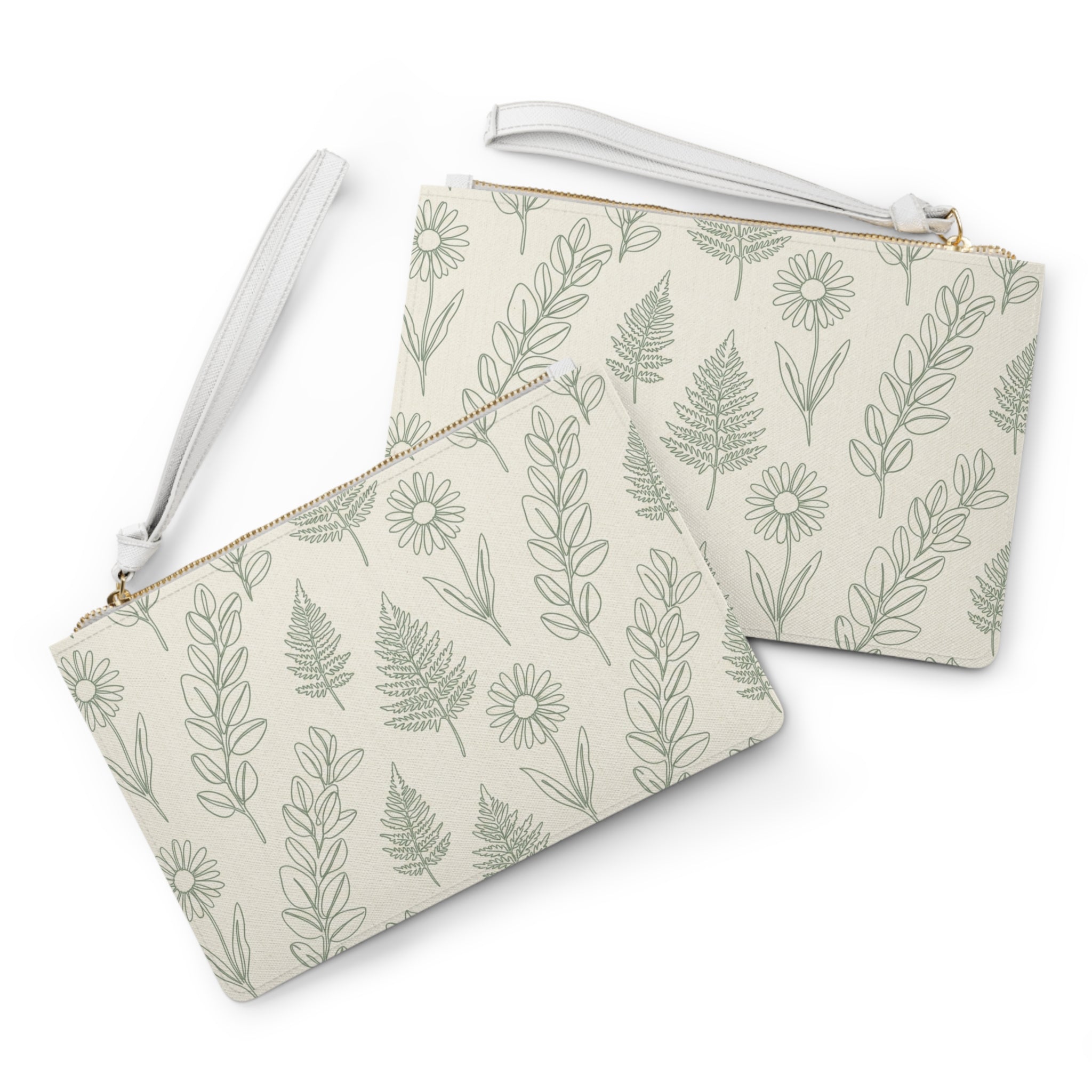 Botanical Print Makeup Bag