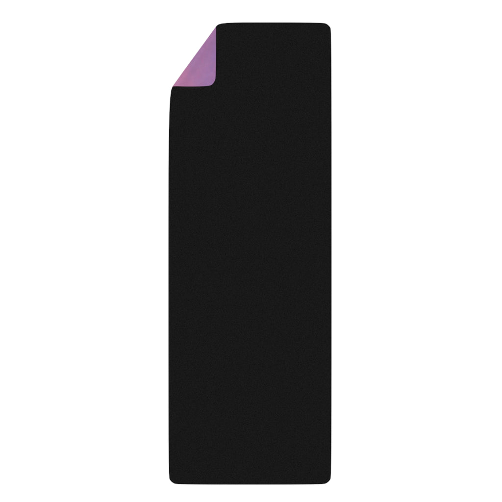 Tulip Field Sunset yoga mat with nature-inspired artwork - product view 3