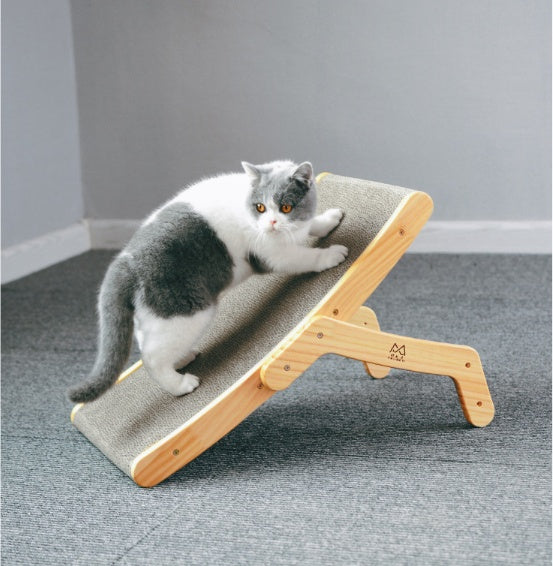 Deformation Cat Bed Vertical Corrugated Paper Grinding Claw Toy uncategorized / needs cleanup with nature-inspired artwork - product view 3