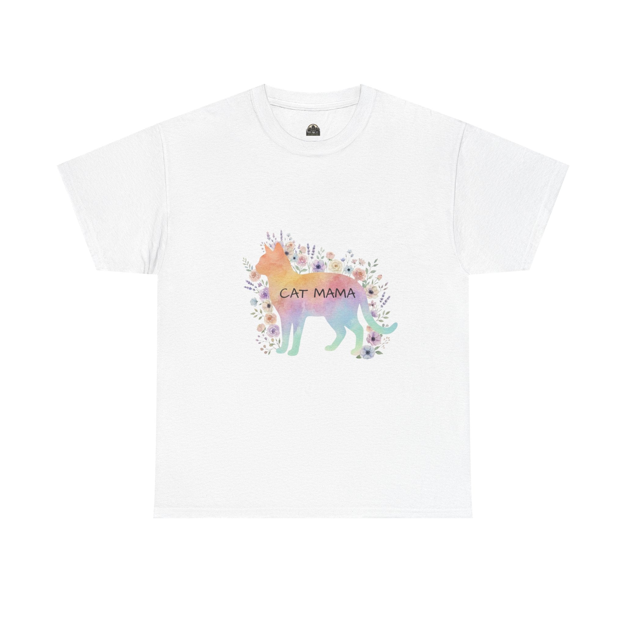 Cat Mama T t-shirt with nature-inspired artwork - product view 3