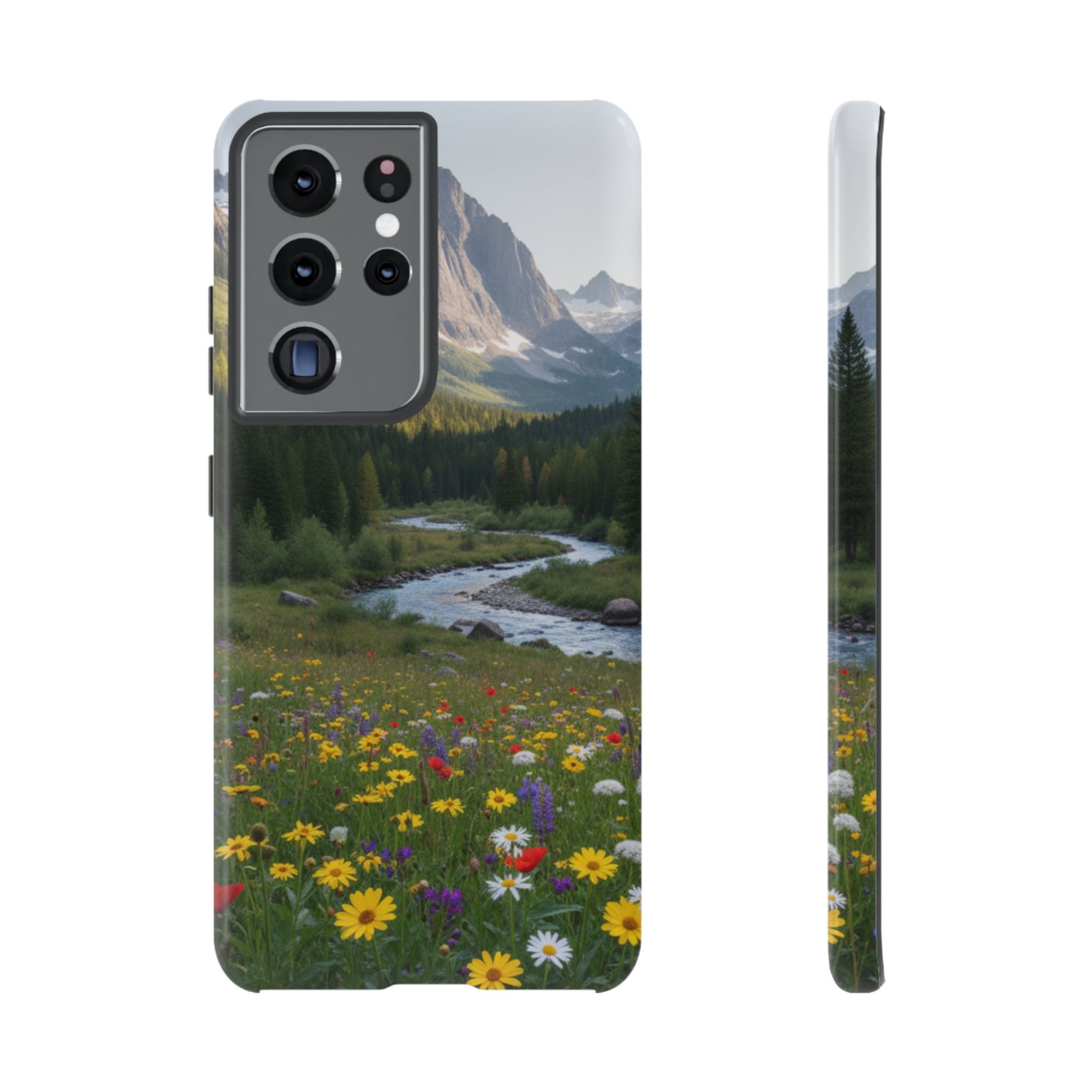 Mountain Meadow Phone Case phone case with nature-inspired artwork - product view 19