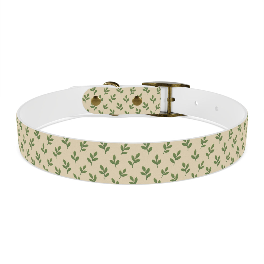 Tranquil Leaf Dog Collar pets with nature-inspired artwork - product view 22