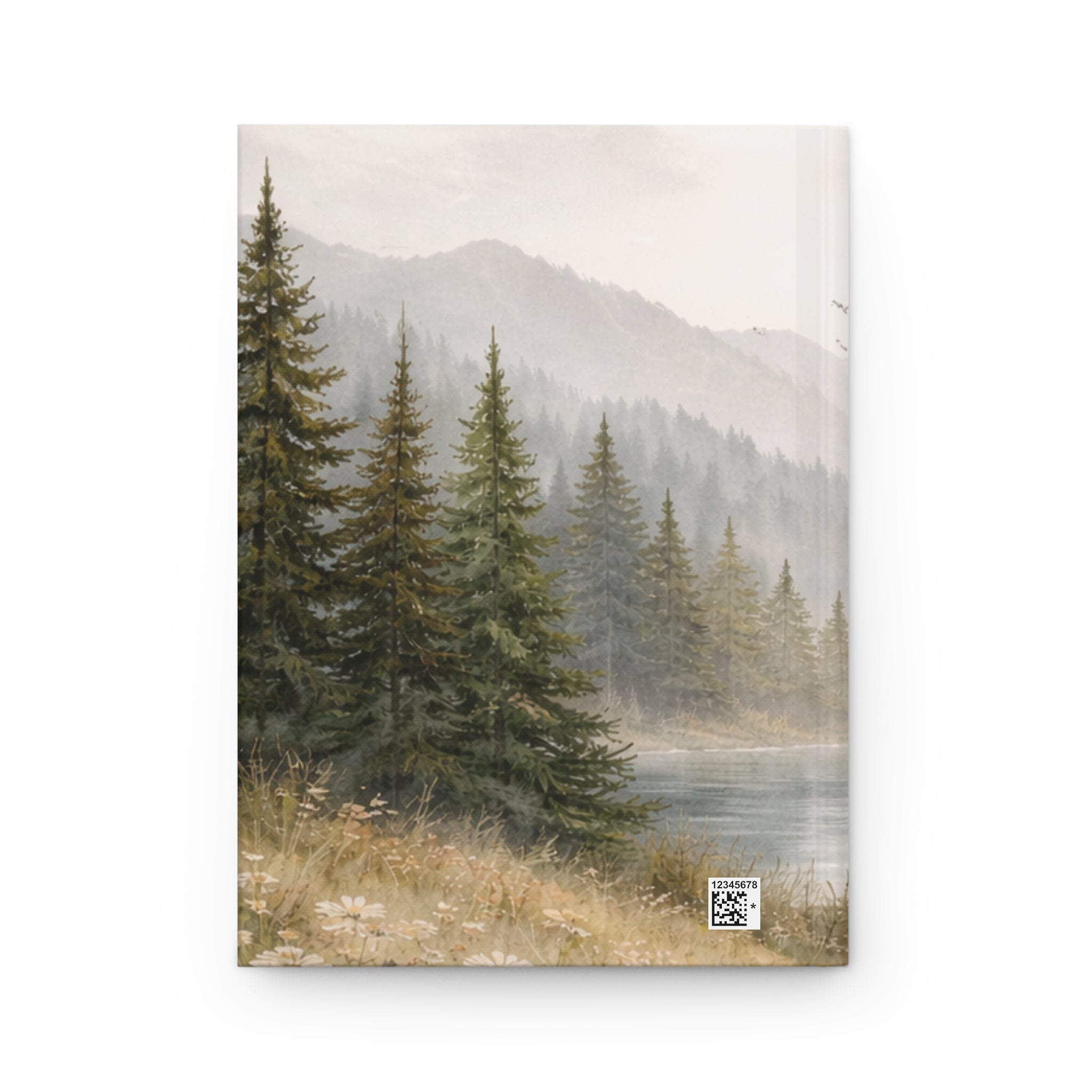 Misty Mountain Pines Wellness Journal | Hardcover | Nature Gratitude Tracker