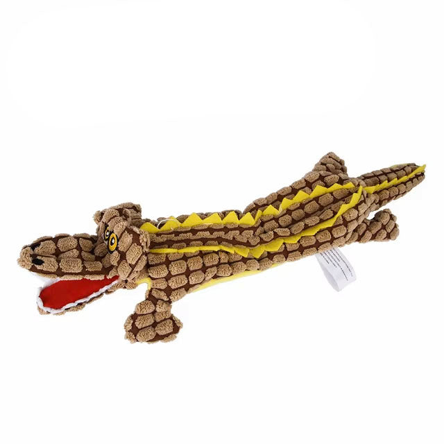 Plush Dog Toy Animals Shape Bite Resistant Squeaky Toys Corduroy Dog uncategorized / needs cleanup with nature-inspired artwork - product view 10